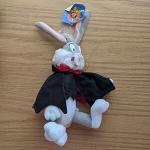 Warner Bros. Looney Tunes 1998 Bugs Bunny Vampire Plush